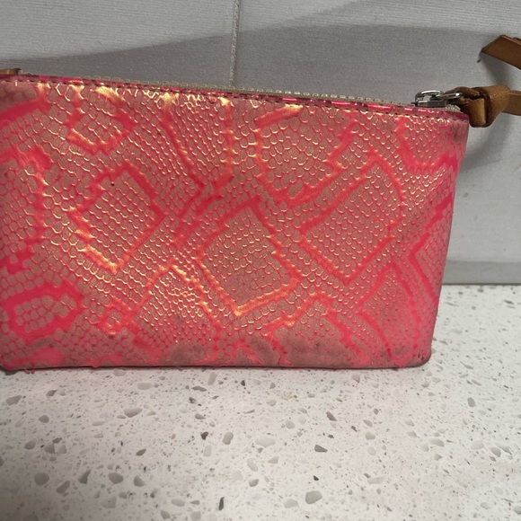 Consuela Pink and Tan Wristlet - Picture 5 of 8